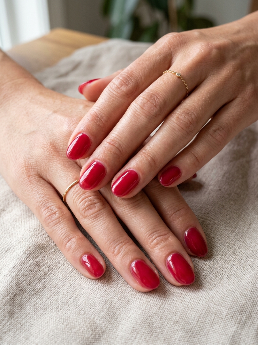 Cherry Jelly Nails